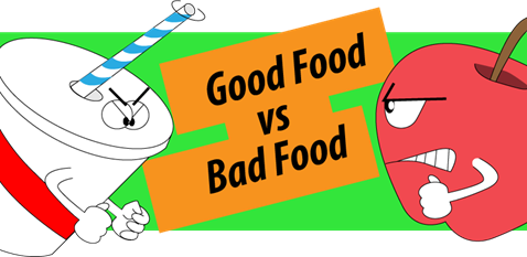 Image result for bad foods vs good foods